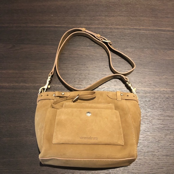 Vanessa Bruno Suede Crossbody Bag - Picture 2 of 4